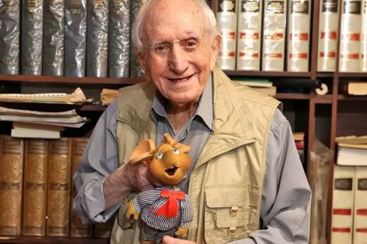 A los cien años, murió en Sicilia el actor que dio voz a Topo Gigio durante cuatro décadas