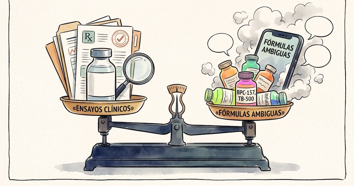 Péptidos: por qué la palabra agrupa promesas que la ciencia todavía no puede igualar