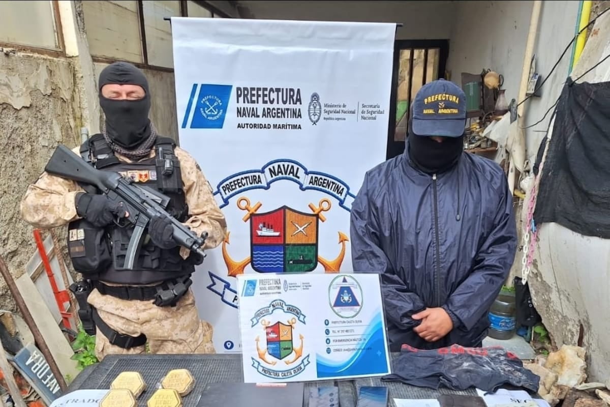 Diez kilos de oro en un inodoro: la pista de la Prefectura en la causa por la desaparición de un hombre en Caleta Olivia