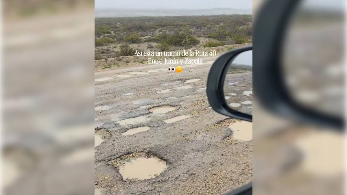 Ruta 40 en Neuquén: 30 kilómetros de cráteres que castigan a quienes viajan al sur