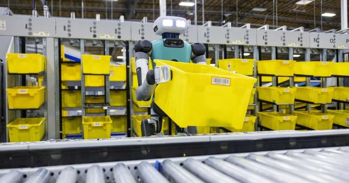 El millón de robots de Amazon convive con un 28% más de accidentes en sus depósitos más automatizados