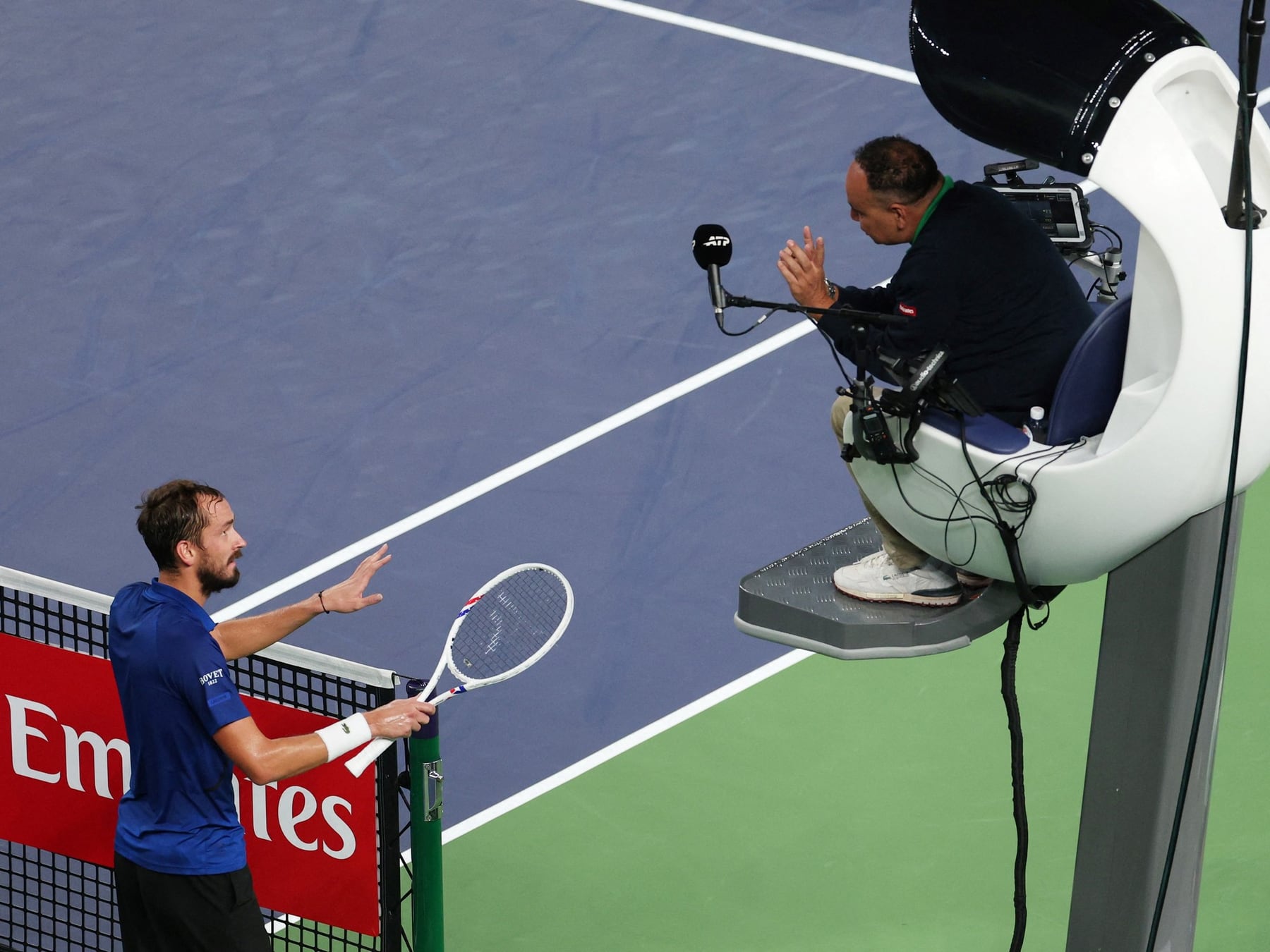 Medvedev quiso revisar lo imposible y el tenis lo puso en su lugar