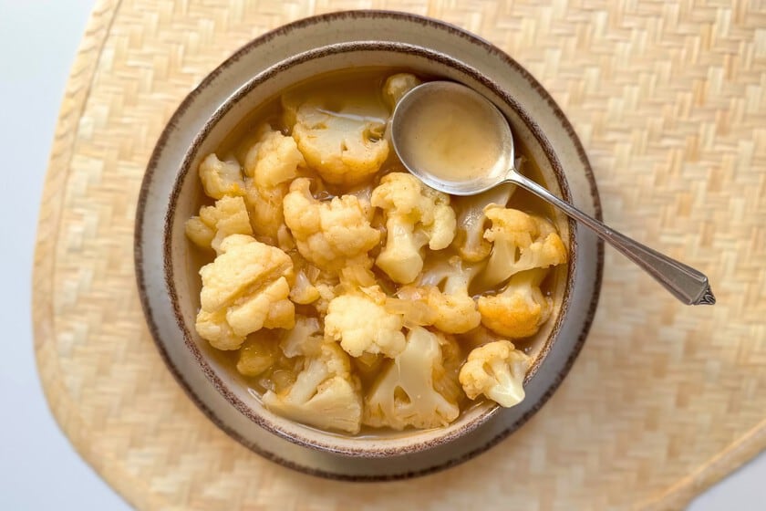 Sopa de coliflor a la antigua: por qué la versión en trozos se come con otra onda